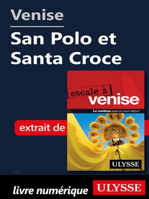 cover image of Venise--San Polo et Santa Croce